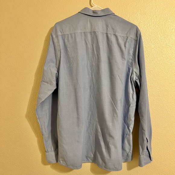 [American Eagle] Vintage Fit Button Down Shirt Blue Size Large - Picture 4 of 6